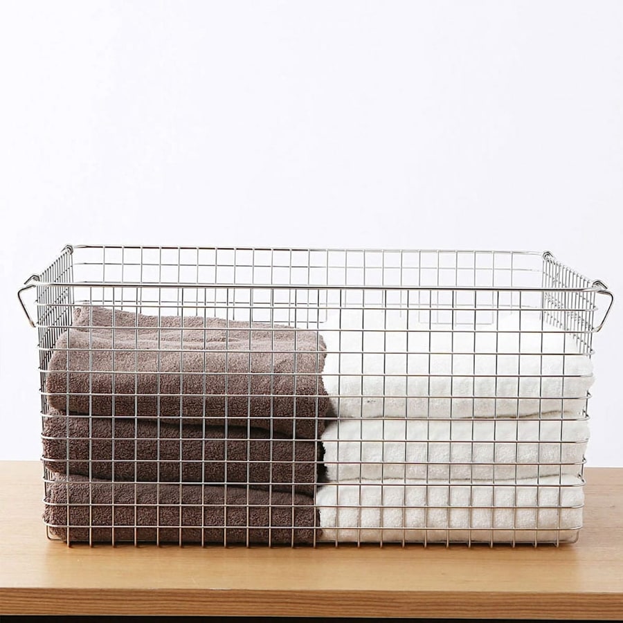무인양품 MUJI 스테인리스 와이어 바스켓 구매 가이드 대표 이미지