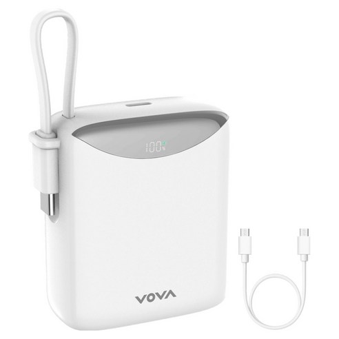 보바 VA-114 10000mAh 일체형 미니 보조배터리